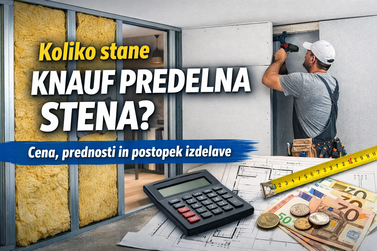 Koliko stane knauf predelna stena? Cena, prednosti in postopek izdelave